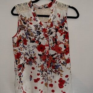 Floral tank top